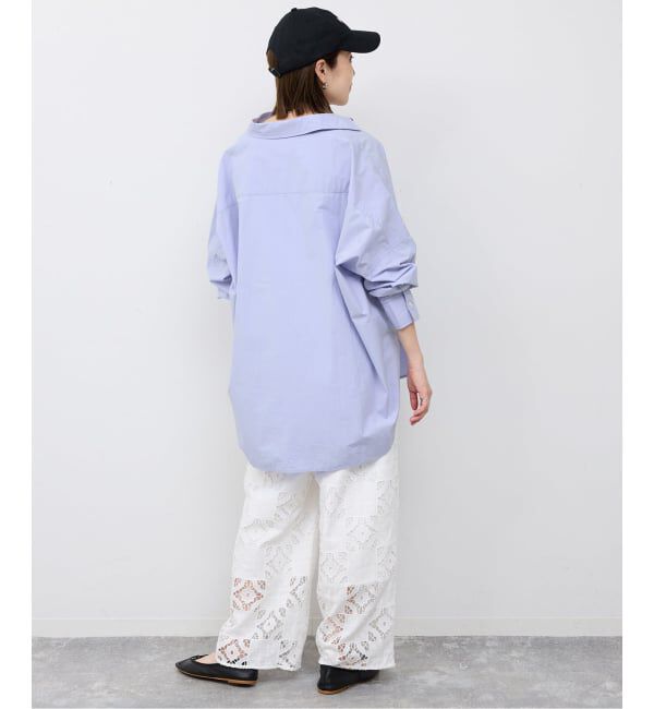 SLOBE IENA「《WEB限定/追加》オーバーサイズシャツ」|シャツ・ブラウス|