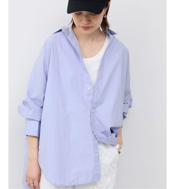 SLOBE IENA「《WEB限定/追加》オーバーサイズシャツ」|シャツ・ブラウス|