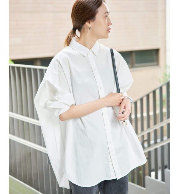 SLOBE IENA「《WEB限定/追加》オーバーサイズシャツ」|シャツ・ブラウス|