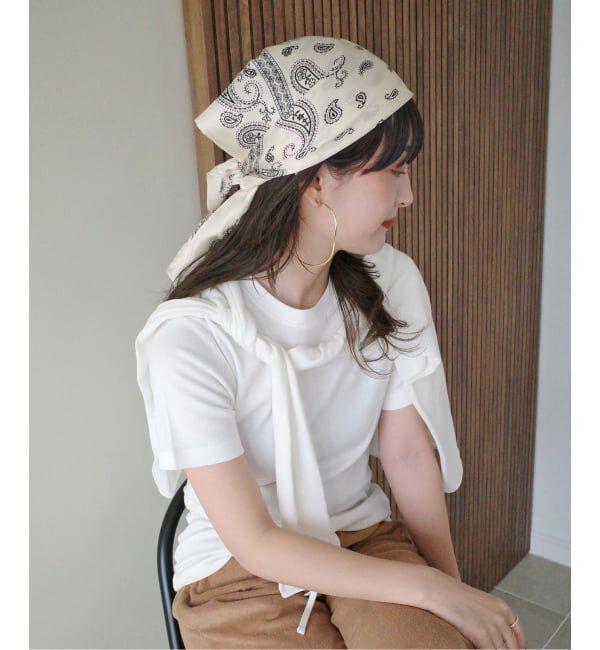 SLOBE IENA「BOUCHE SLOBE別注 シルクバンダナ」|バンダナ・スカーフ|
