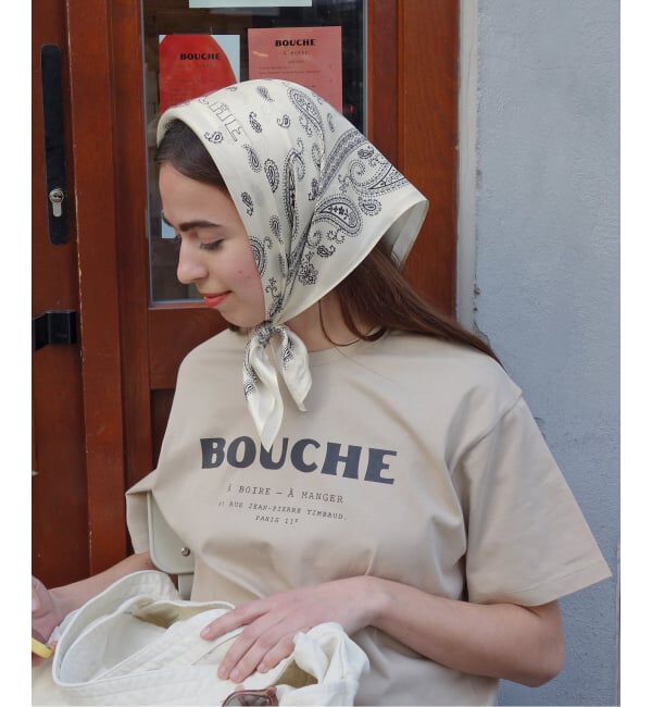 SLOBE IENA「BOUCHE SLOBE別注 シルクバンダナ」|バンダナ・スカーフ|