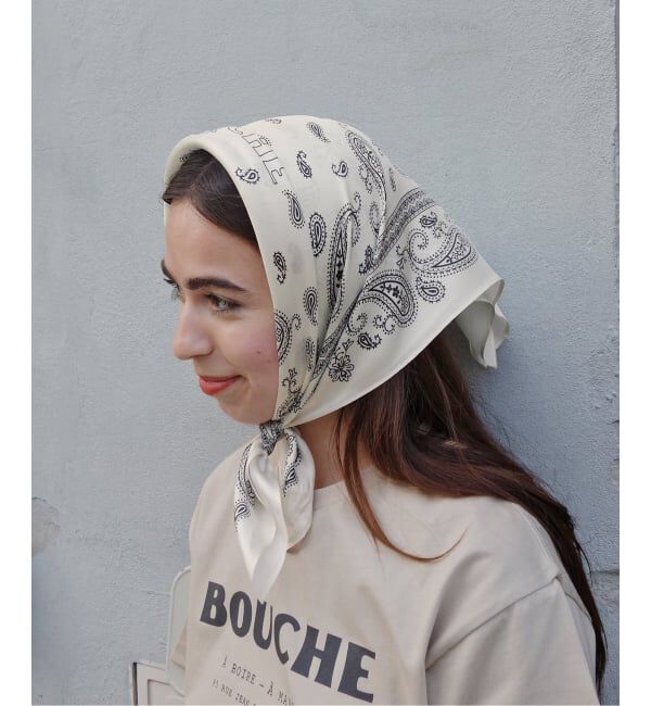 SLOBE IENA「BOUCHE SLOBE別注 シルクバンダナ」|バンダナ・スカーフ|