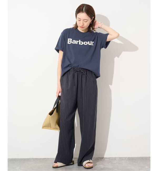 SLOBE IENA「Barbour/バブアー PENSFORD OS T-SHIRT LOGO  TEE2」|Tシャツ・カットソー|