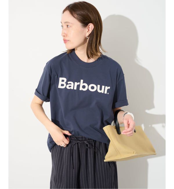 SLOBE IENA「Barbour/バブアー PENSFORD OS T-SHIRT LOGO  TEE2」|Tシャツ・カットソー|