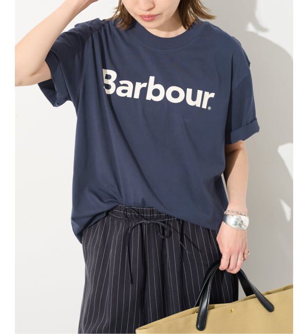 SLOBE IENA「Barbour/バブアー PENSFORD OS T-SHIRT LOGO  TEE2」|Tシャツ・カットソー|