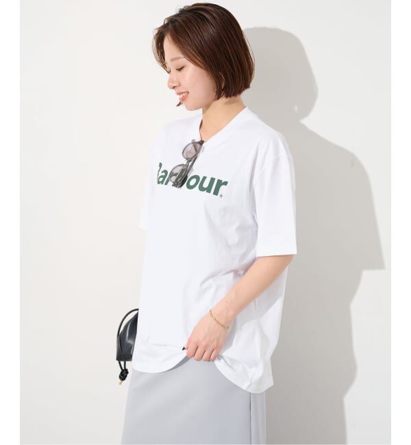 SLOBE IENA「Barbour/バブアー PENSFORD OS T-SHIRT LOGO  TEE2」|Tシャツ・カットソー|