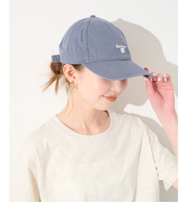 SLOBE IENA「BARBOUR/バブアー CASCADE CAP MHA0274 PU57/ GY75/ ST5」|キャップ・キャスケット|