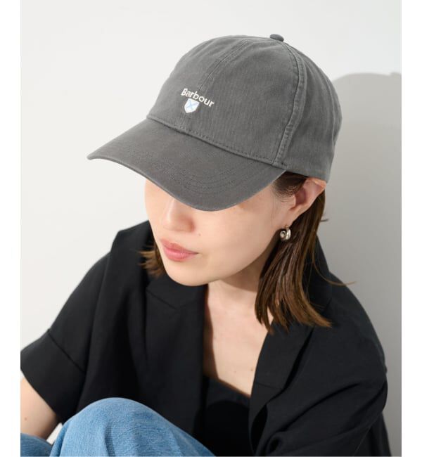 SLOBE IENA「BARBOUR/バブアー CASCADE CAP MHA0274 PU57/ GY75/ ST5」|キャップ・キャスケット|