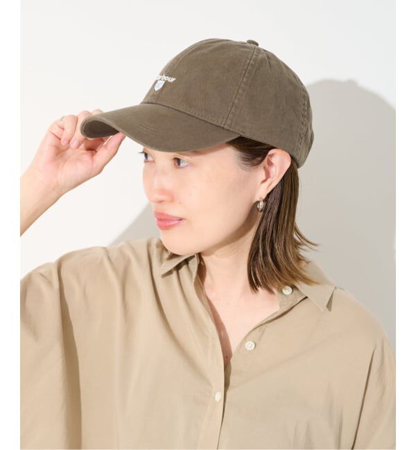 SLOBE IENA「BARBOUR/バブアー CASCADE CAP MHA0274 PU57/ GY75/ ST5」|キャップ・キャスケット|