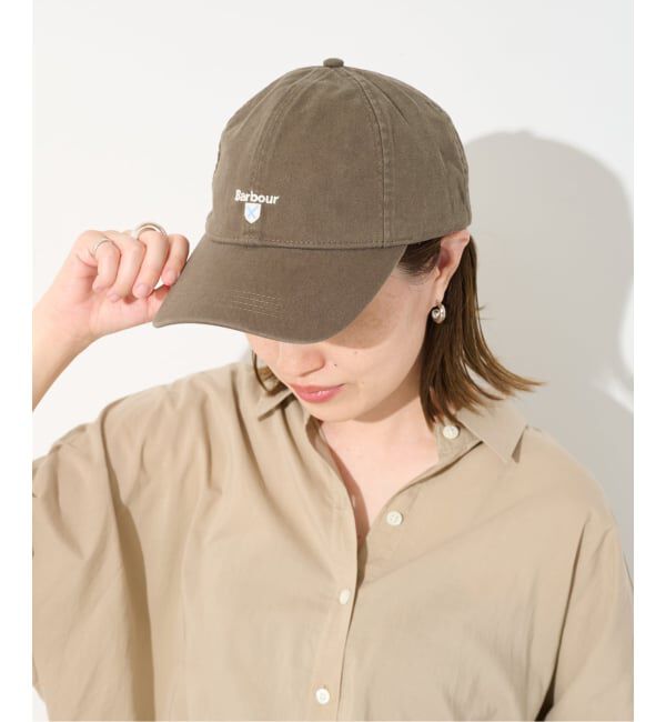 SLOBE IENA「BARBOUR/バブアー CASCADE CAP MHA0274 PU57/ GY75/ ST5」|キャップ・キャスケット|