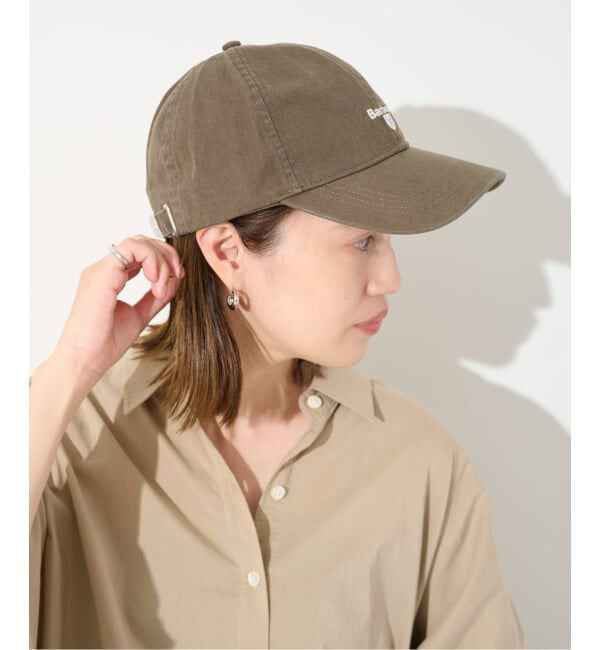 SLOBE IENA「BARBOUR/バブアー CASCADE CAP MHA0274 PU57/ GY75/ ST5」|キャップ・キャスケット|