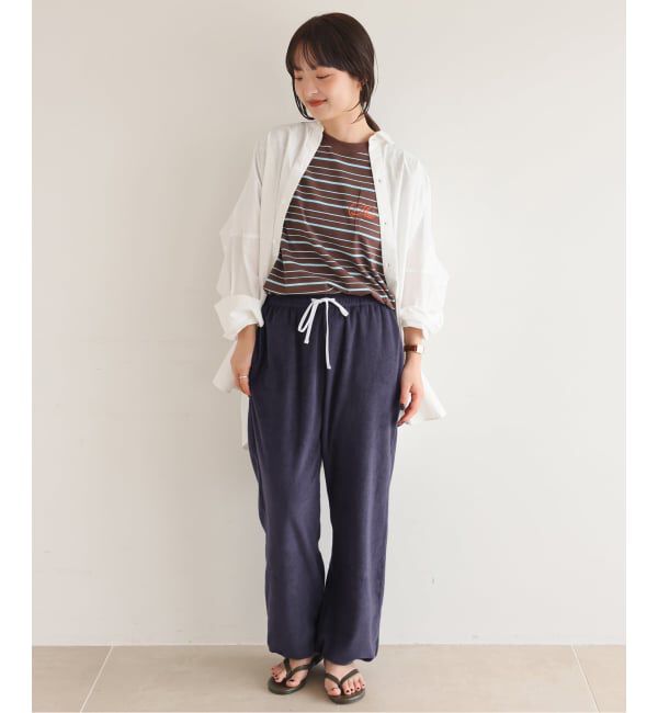 SLOBE IENA「Plus by ONIT/オニット SLOBE別注 2way パイルパンツ」|その他|