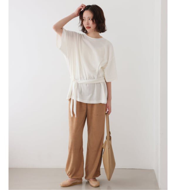 SLOBE IENA「Plus by ONIT/オニット SLOBE別注 2way パイルパンツ」|その他|