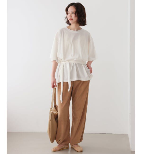 SLOBE IENA「Plus by ONIT/オニット SLOBE別注 2way パイルパンツ」|その他|