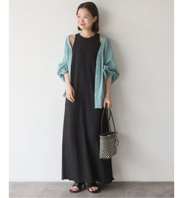 SLOBE IENA「《シリーズあり》シュリンクジャージーアメスリワンピース」|ワンピース|