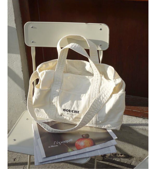 SLOBE IENA「《追加》BOUCHE SLOBE別注 キャンバストートバッグ」|トートバッグ|