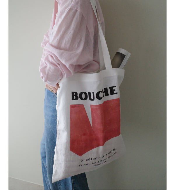 SLOBE IENA「《WEB限定/追加》BOUCHE SLOBE別注 リネントートバッグ」|トートバッグ|