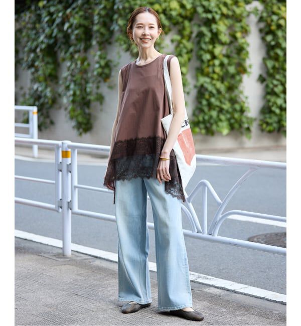 SLOBE IENA「《WEB限定/追加》BOUCHE SLOBE別注 リネントートバッグ」|トートバッグ|