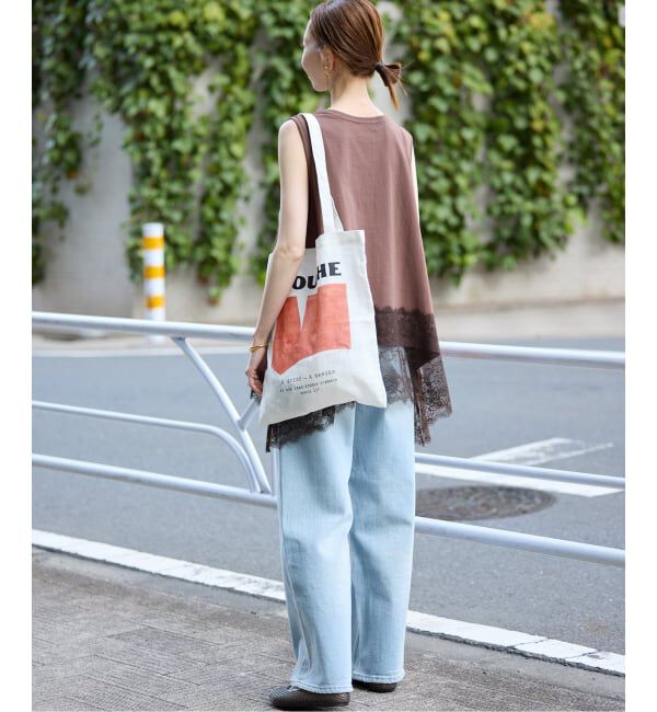 SLOBE IENA「《WEB限定/追加》BOUCHE SLOBE別注 リネントートバッグ」|トートバッグ|