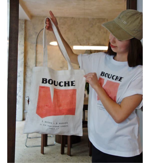 SLOBE IENA「《WEB限定/追加》BOUCHE SLOBE別注 リネントートバッグ」|トートバッグ|