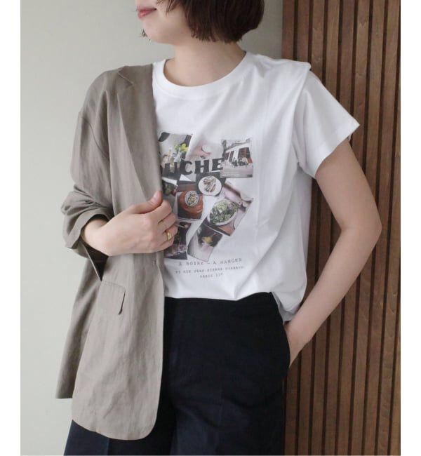 SLOBE IENA「《追加》BOUCHE SLOBE別注 LOGO TEE」|Tシャツ・カットソー|