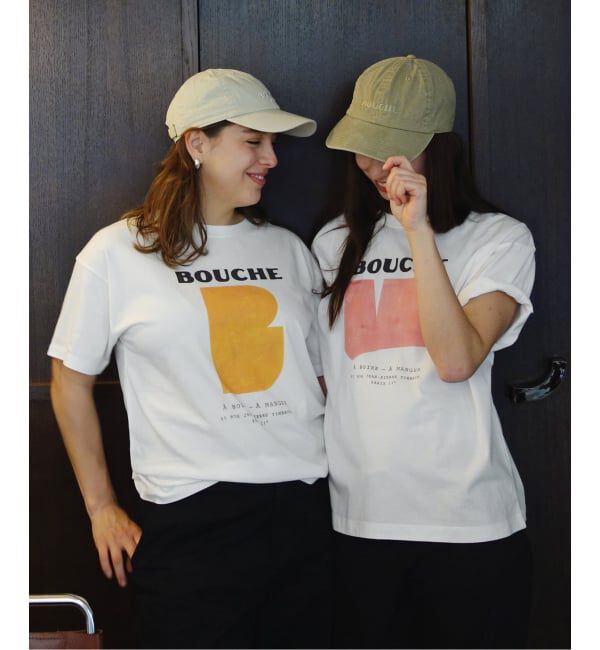 SLOBE IENA「《追加》BOUCHE SLOBE別注 LOGO TEE」|Tシャツ・カットソー|