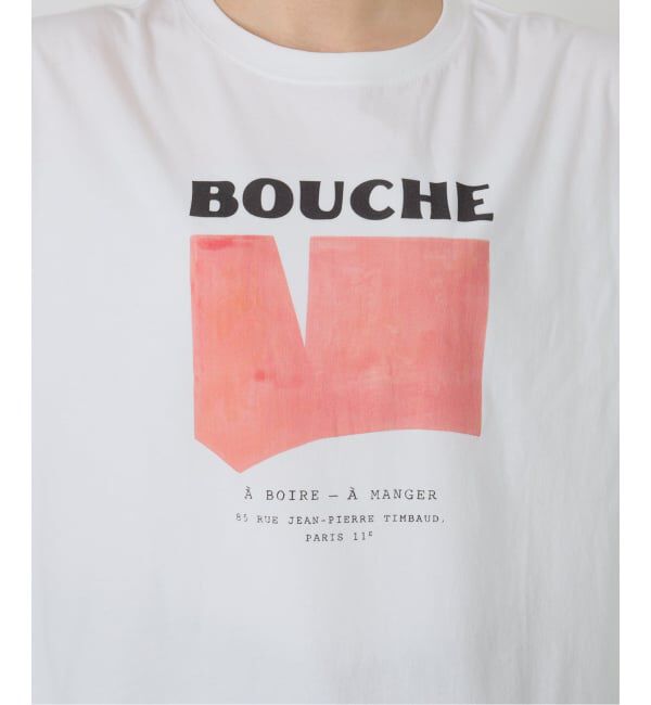 SLOBE IENA「《追加》BOUCHE SLOBE別注 LOGO TEE」|Tシャツ・カットソー|