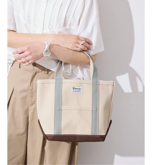 SLOBE IENA「ORCIVAL/オーシバル  キャンバストート OR-H0285」|トートバッグ|ナチュラル
