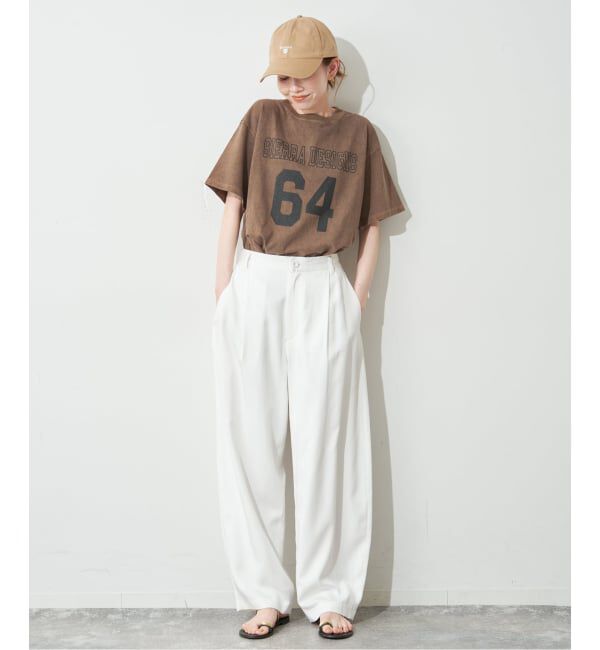 SLOBE IENA「《WEB限定/追加》Sierra Designs/シエラデザインズ SLOBE別注 ナンバリングTEE」|Tシャツ・カットソー|
