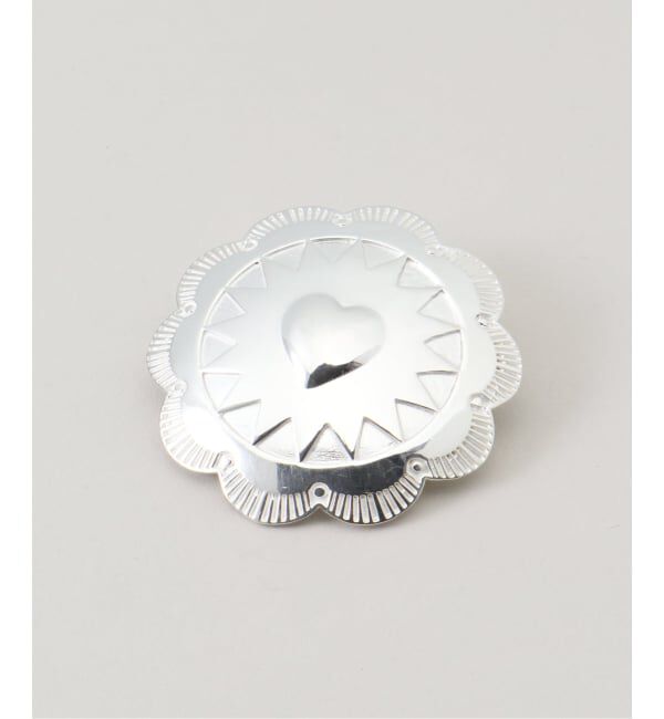 SLOBE IENA「ADRAR/アドラル FLOWER HEART BROOCH」|その他|シルバー