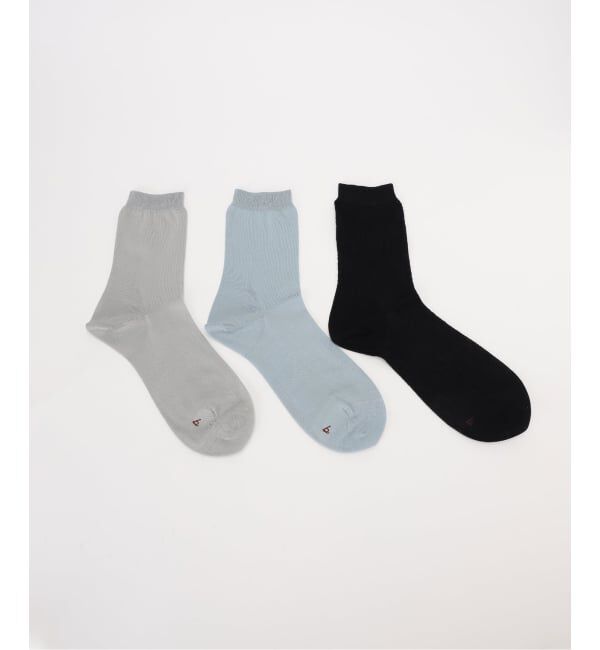 IENA LA BOUCLE「babaco ババコ La BOUCLE別注 3pair ソックス」|ソックス|