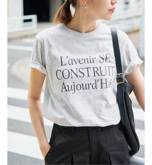 SLOBE IENA「《追加》アソートグラフィックロゴTEE」|Tシャツ・カットソー|グレーA