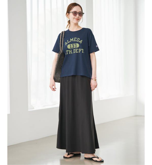 SLOBE IENA「《追加》Champion/チャンピオン SLOBE別注 ロゴTシャツ」|Tシャツ・カットソー|
