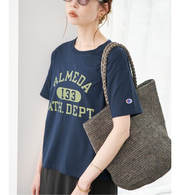 SLOBE IENA「《追加》Champion/チャンピオン SLOBE別注 ロゴTシャツ」|Tシャツ・カットソー|