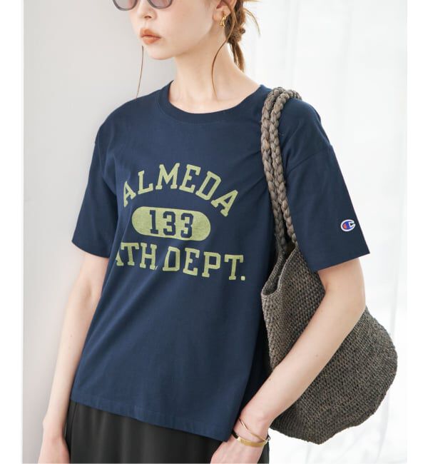 SLOBE IENA「《追加》Champion/チャンピオン SLOBE別注 ロゴTシャツ」|Tシャツ・カットソー|