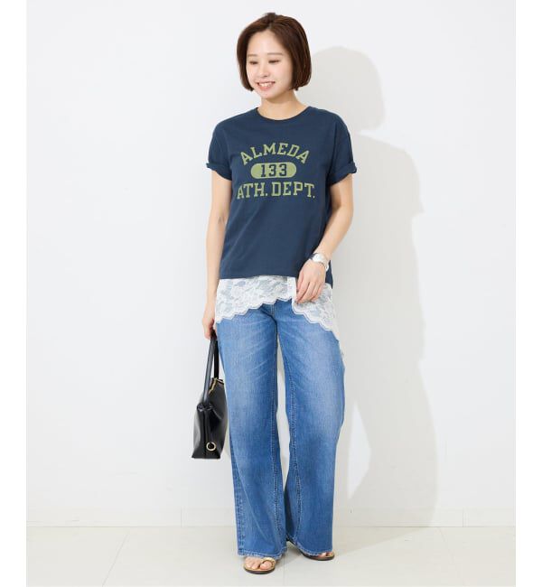 SLOBE IENA「《追加》Champion/チャンピオン SLOBE別注 ロゴTシャツ」|Tシャツ・カットソー|