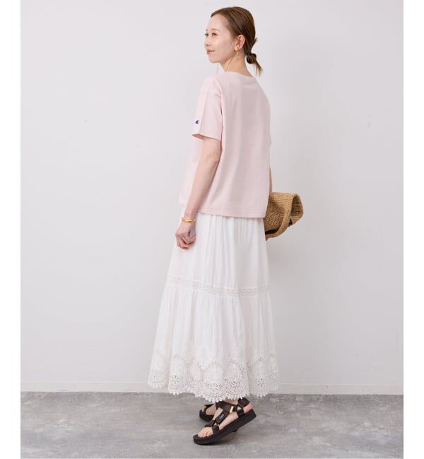 SLOBE IENA「《追加》Champion/チャンピオン SLOBE別注 ロゴTシャツ」|Tシャツ・カットソー|