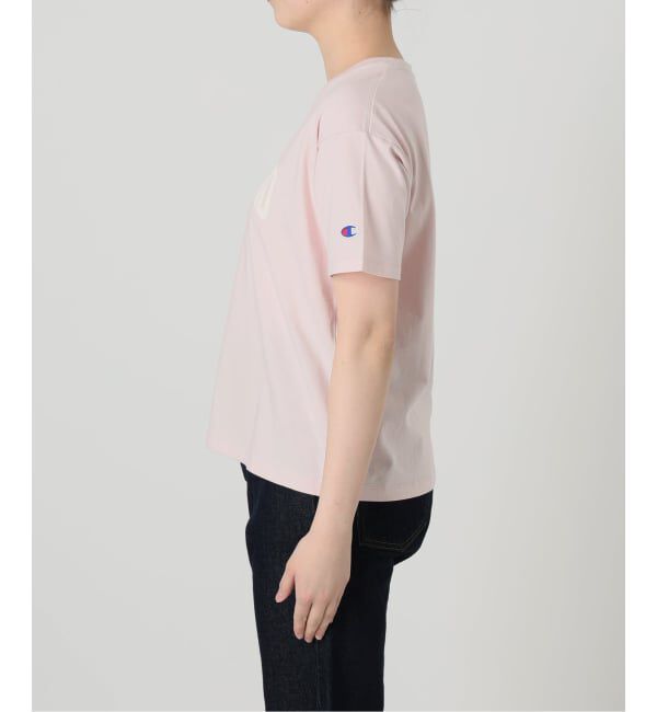 SLOBE IENA「《追加》Champion/チャンピオン SLOBE別注 ロゴTシャツ」|Tシャツ・カットソー|
