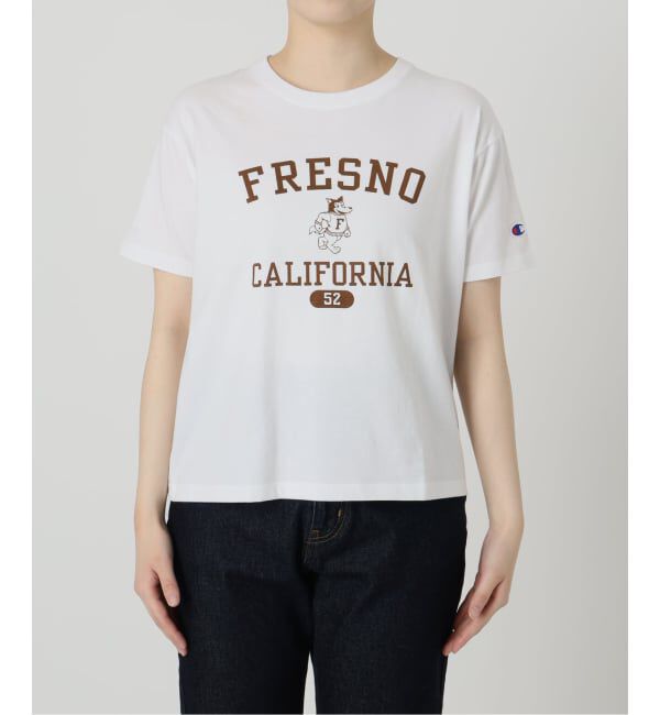 SLOBE IENA「《追加》Champion/チャンピオン SLOBE別注 ロゴTシャツ」|Tシャツ・カットソー|