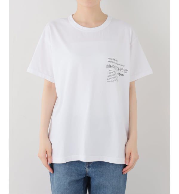 SLOBE IENA「Ophrys/オフリス PeanutPeanut Tee OP26SS02」|Tシャツ・カットソー|ホワイト