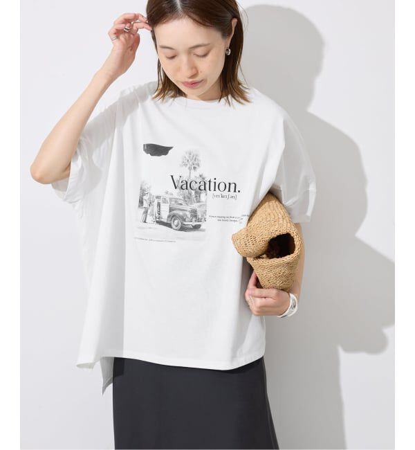 SLOBE IENA「LIFE フォトドルマンTシャツ」|Tシャツ・カットソー|