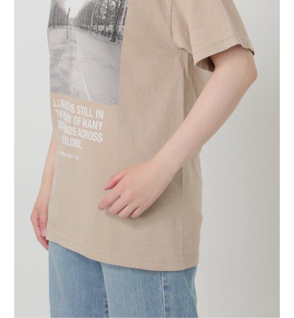 IENA「《一部店舗・WEB限定》J.J.Mercer フレンチフォトTシャツ F」|Tシャツ・カットソー|