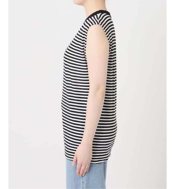 IENA「《追加》ATON/エイトン FRESCA SINGLEJERSEY NS ノースリーブ」|Tシャツ・カットソー|