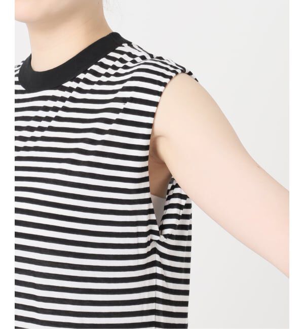 IENA「《追加》ATON/エイトン FRESCA SINGLEJERSEY NS ノースリーブ」|Tシャツ・カットソー|