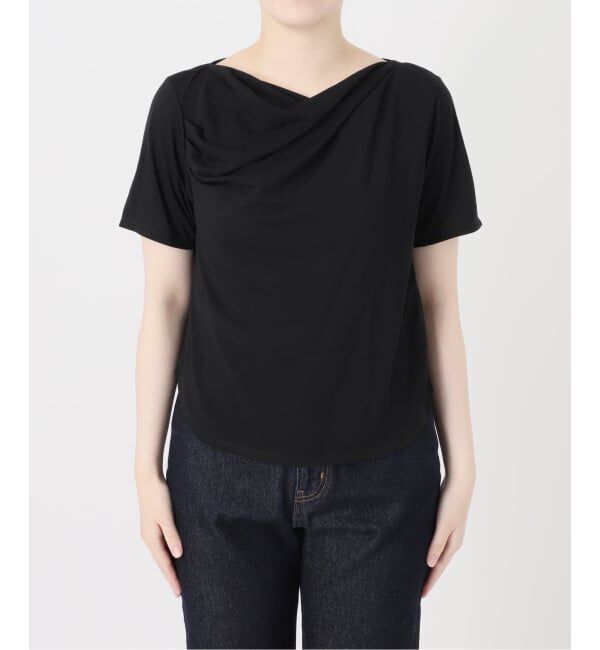 SLOBE IENA「ソフト天竺ドレープTEE」|Tシャツ・カットソー|