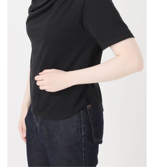 SLOBE IENA「ソフト天竺ドレープTEE」|Tシャツ・カットソー|