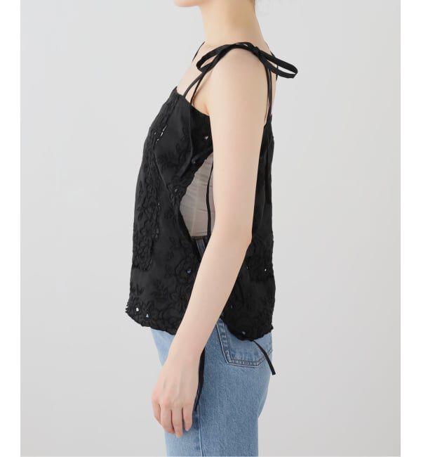 IENA「Heriter/エリテ cutwork parts camisole キャミソール HO-00-3075」|キャミソール|