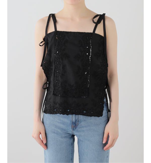 IENA「Heriter/エリテ cutwork parts camisole キャミソール HO-00-3075」|キャミソール|