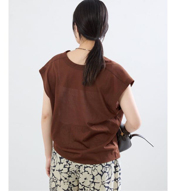 IENA「シアー2wayノースリーブ」|Tシャツ・カットソー|