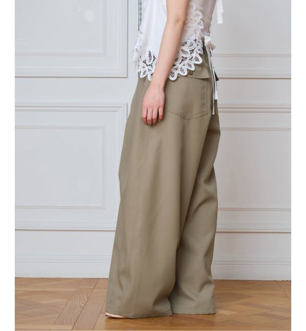 IENA LA BOUCLE「《追加》IENA LA BOUCLE ブライトギャバイージーバルーンパンツ」|その他|